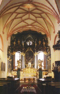 Kostel sv. Archanděla Michaela, Ostrov nad Ohří (interier)